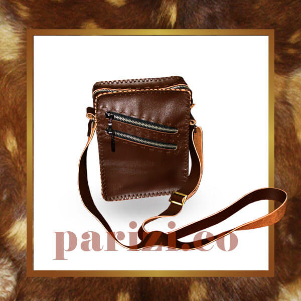 Leather shoulder bag 9