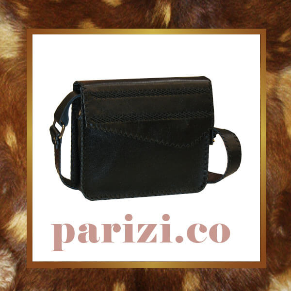 Leather shoulder bag 18