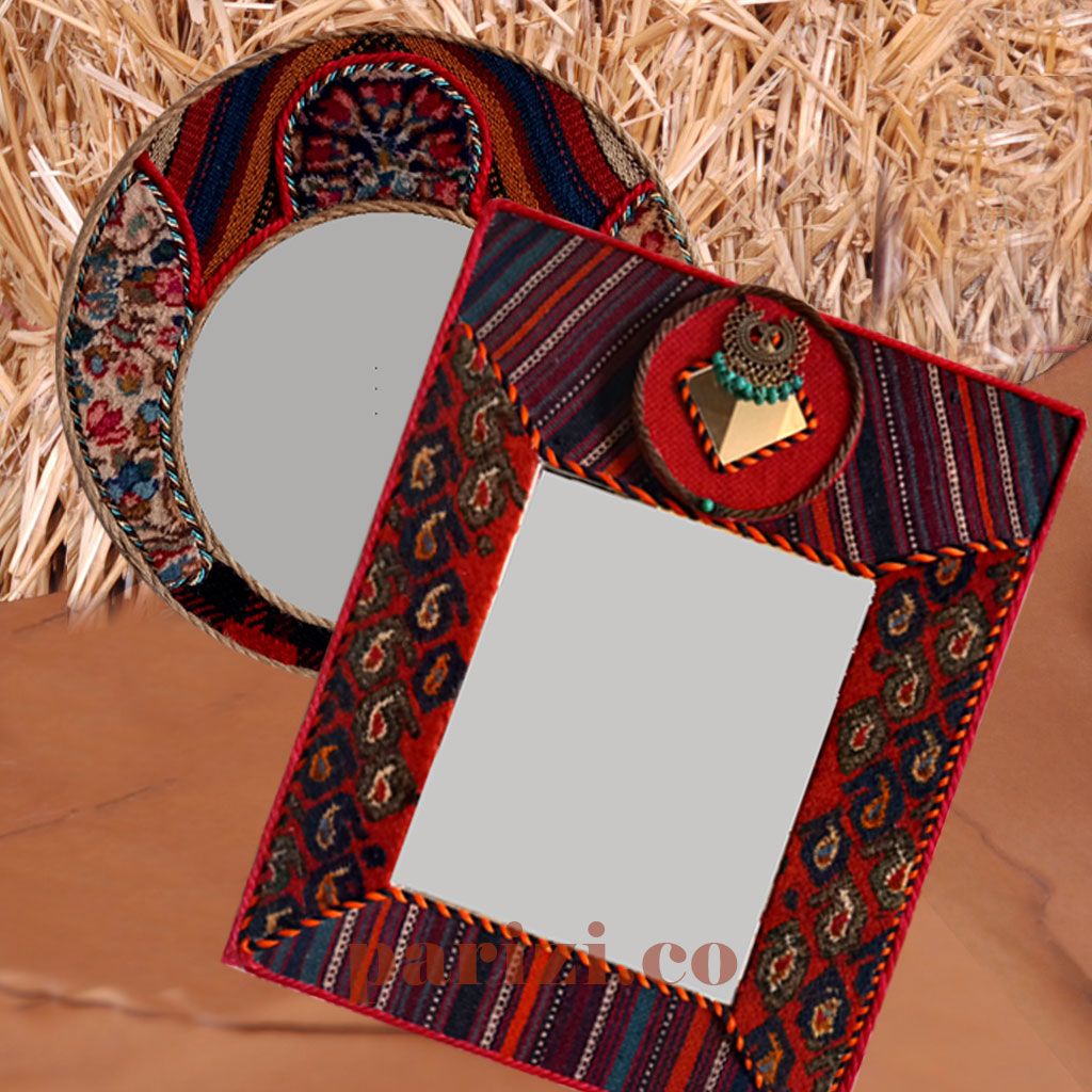 Handmade wall mirror