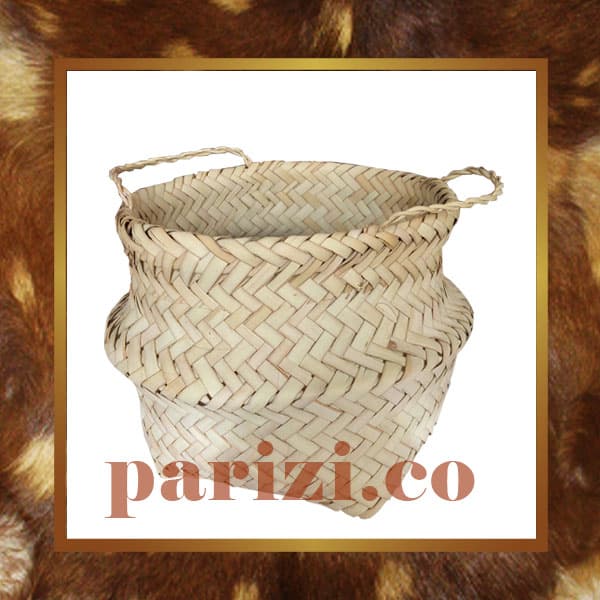Wicker flower pot