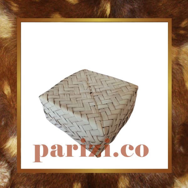 Square wicker box