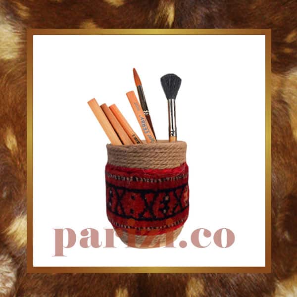 Handmade pen holder