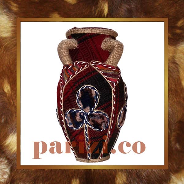 Handwoven carpet Vase
