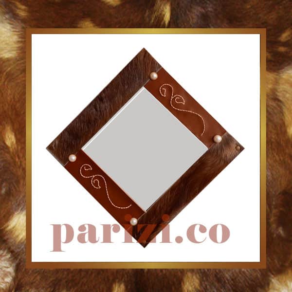 Leather Mirror