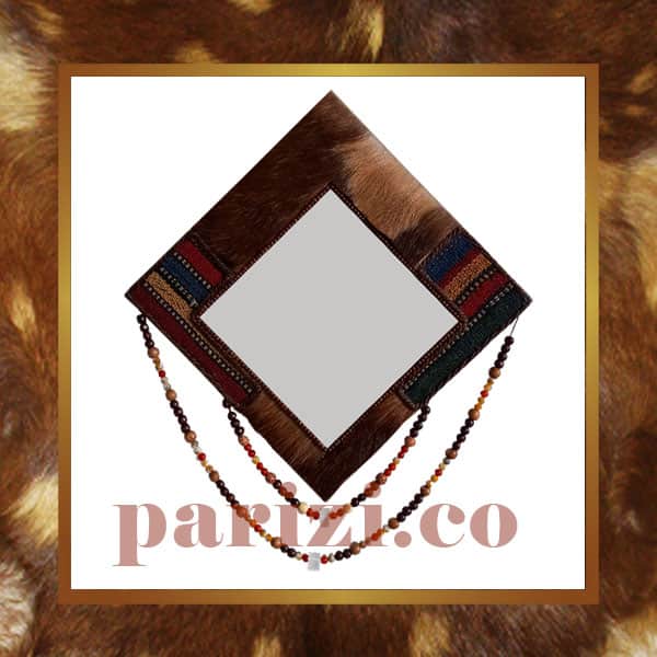 Leather Decorative Wall Mirror