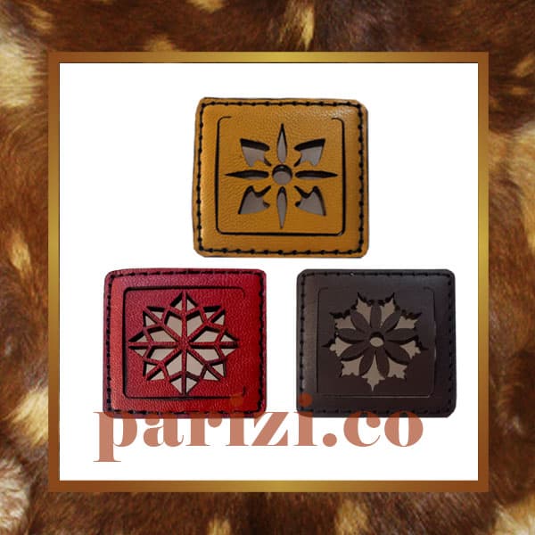 Handmade Leather Pocket Mirror