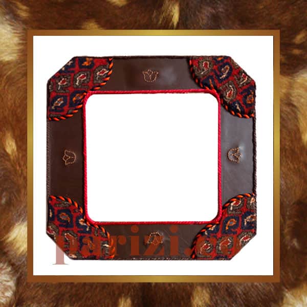 Persian Leather Wall Mirror