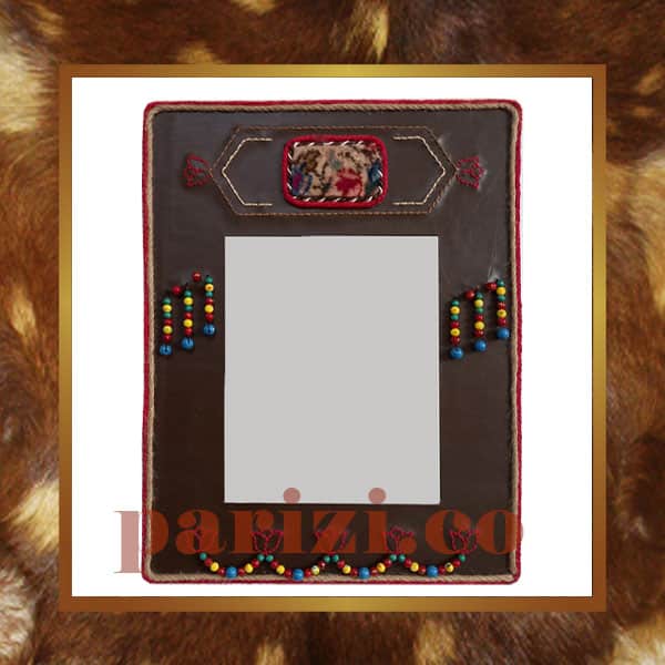 Traditional leather Wall Mirror