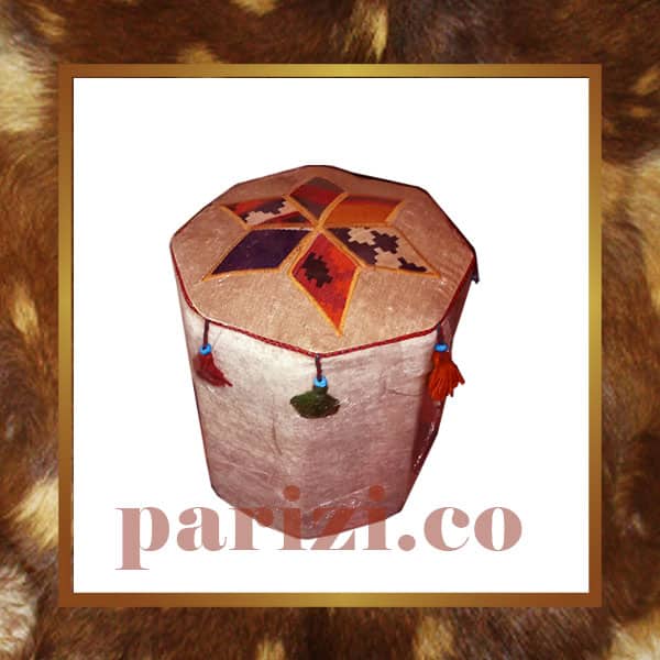 Handmade Polygon Pouf