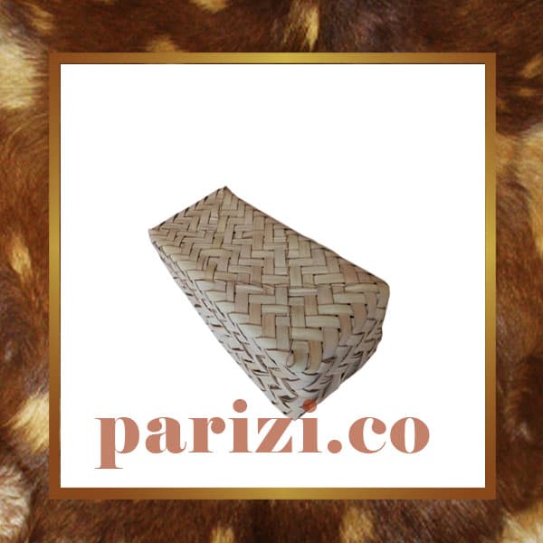 Rectangular wicker box