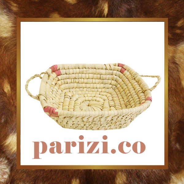 Square wicker basket